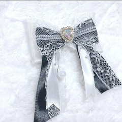 No.84 ハンドメイド ヘアクリップ ブラックの画像
