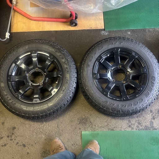 ジムニー　jb23 ホイールとタイヤ