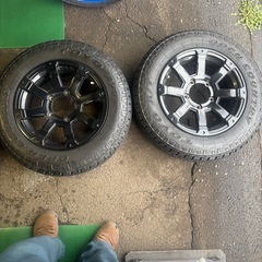 ジムニー　jb23 ホイールとタイヤの画像