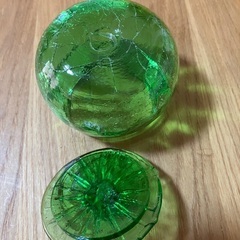 琉球ガラス 蓋付小皿の画像