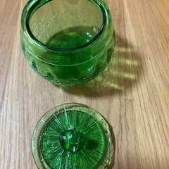 琉球ガラス 蓋付小皿の画像