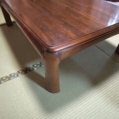 家具調こたつ（こたつ機能無し）の画像
