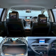 レクサス ＲＸ ＲＸ４５０ｈ　バージョンＬ　／クルーズコントロール／パワーバックドア／フルセグナビ／Ｂｌｕｅｔｏｏｔｈ／リヤシートエンターテインメントシステム／バックカメラ／ブラックレザー／シートヒーターの画像