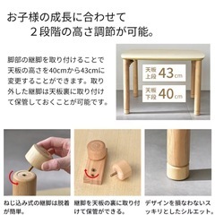 子ども用　テーブル　椅子セットの画像