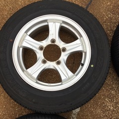 ジムニー 175/80R16 アルミホイール付夏タイヤ4本セットの画像
