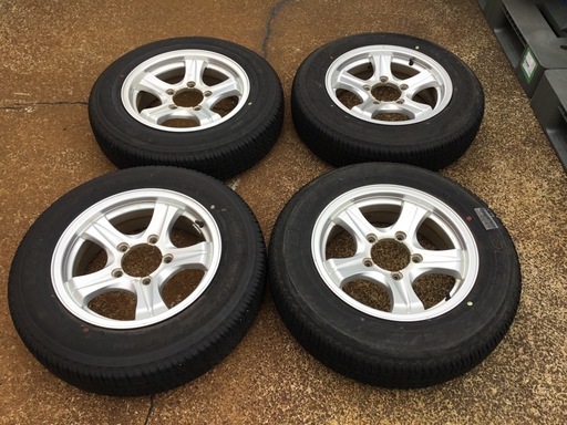 ジムニー 175/80R16 アルミホイール付夏タイヤ4本セット
