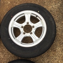 ジムニー 175/80R16 アルミホイール付夏タイヤ4本セットの画像