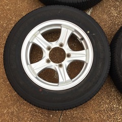 ジムニー 175/80R16 アルミホイール付夏タイヤ4本セットの画像