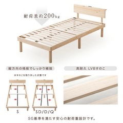 美品　シングルベットフレームの画像