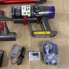ダイソン②V10SV12fluffy 新品ストレートパイプ付 新品交換フィルター 