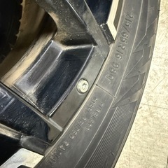 215/65R16 （2019年）スタッドレス　ブラックポリッシュアルミホイール　4本SETの画像