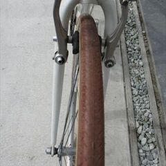 E537★　16800円★整備済み スポーツ中古自転車　アサヒ 【クロスバイク　白　51㎝　】の画像
