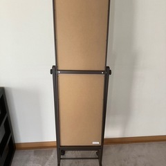 (決まりました)姿見キャスター付き　ほぼ未使用品の画像