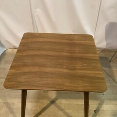 【交渉中】No.143　ダイニングテーブルセット　２人かけ（豊橋市収集業務課リユース家具）の画像