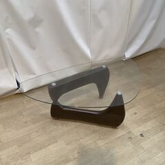 No.145　ローテーブル　ガラス（豊橋市収集業務課リユース家具）の画像