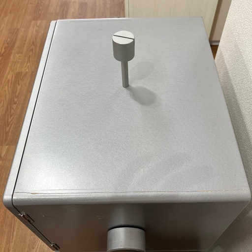 ロボット型木製収納　キズ有り　木製　グレー【取りに来れる方限定】