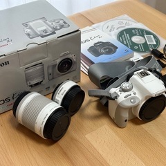 Canon デジタル一眼レフカメラ　EOS kiss x7 ダブルレンズキットの画像
