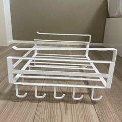 戸棚下収納ラック tower 山崎実業 キッチン 吊り戸棚 の画像