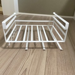 戸棚下収納ラック tower 山崎実業 キッチン 吊り戸棚 の画像