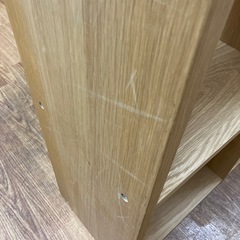 スタッキングシェルフ　無印良品　2段3列　擦り傷多少有り　ナチュラル【取りに来れる方限定】の画像