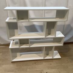 【交渉中】No.150　オープンシェルフ　飾り棚　木製　４段（豊橋市収集業務課リユース家具）の画像