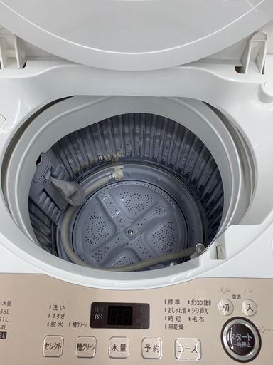 90分の無料軽トラック貸出サービス！【SHARP】全自動洗濯機（ES-GE6G-T）のご紹介です!