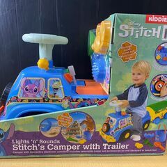 S751-69248-4398/未使用品 ディズニー スティッチ ライドオン 乗用 おもちゃ 砂場セットの画像