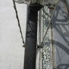 E541★限定特価　整備済み★ブリヂストン　ラクロス★ 中古自転車 【27インチ　シルバー　ベルト】の画像