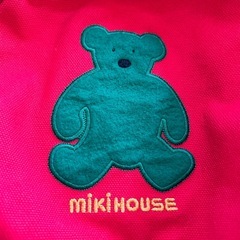 MIKIHOUSE 赤いクマリュックの画像