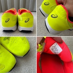 アシックス　レーザービーム ネオンイエロー/ブラック　24㎝の画像