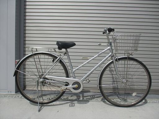 E545★限定特価　整備済み★ブリヂストン　シングルスター★ 中古自転車【27インチ　シルバー　ベルト　】
