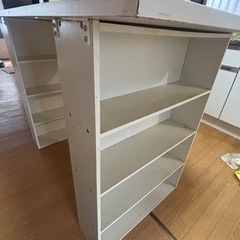 オリジナル　カウンター　テーブル　収納つき付きの画像