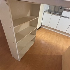 オリジナル　カウンター　テーブル　収納つき付きの画像