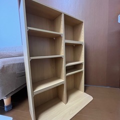 🪑【無料】ニトリ マガジンラック（棚板8枚）つくば市内引き取り限定の画像