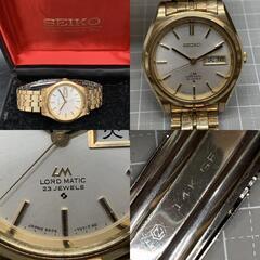 O329 可動 セイコー ロードマチック 5606-7070 デイデイト ゴールドカラー　ラウンド 自動巻き 腕時計 SEIKO メンズ 腕時計 中古の画像