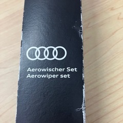 2510-007 Audi Aerowischer Set Aerowiper set ワイパーセット ※箱にキズ凹み有り 未使用品の画像