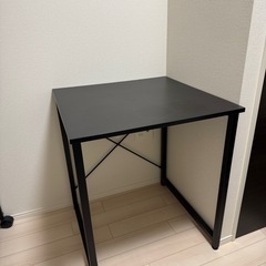 【サンワダイレクト】 デスク ブラックの画像