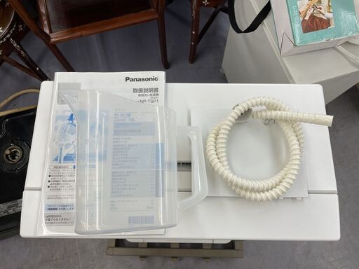 工事不要！ Panasonic NP-TSP1-W 食器洗い乾燥機 2022年製 タンク式(分岐水栓給水も可能) ECONAVI スト