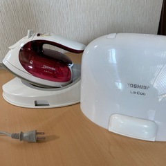 中古 東芝 家電　アイロン La-Coo TOSHIBA TA-FV420の画像