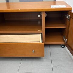 ★リユースのサカイ千葉中央店★  テレビ台 ブラウン H48×D45×W86 クリーニング済み TC4808の画像