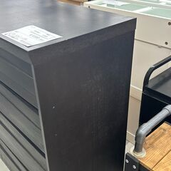 ★リユースのサカイ千葉中央店★ NITORI チェスト ブラック H96×D41×W120 クリーニング済み TC4809の画像