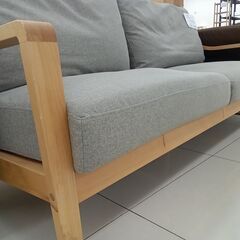 ★リユースのサカイ日立店★HJ7923 NITORI ソファ グレー H84×D64×W174 クリーニング済み の画像