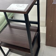 ★リユースのサカイ千葉中央店★  収納棚 ブラウン H100×D40×W56 クリーニング済み TC4811の画像