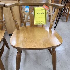 J1556【リユースのサカイ柏店】飛騨家具　ダイニングチェア2脚セット　WINDS　太平　ブラウン　クリーニング済みの画像