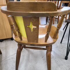 J1556【リユースのサカイ柏店】飛騨家具　ダイニングチェア2脚セット　WINDS　太平　ブラウン　クリーニング済みの画像
