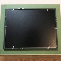 高級額縁 アンティーク風フレーム 51×42×5cm 硝子付きインテリアフレーム 澁澤卿 香雲眩燿ポスターおまけ　屋内ディスプレイの画像