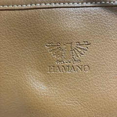 2510-003 HAMANO ビジネストートバッグ 牛革製 中古の画像