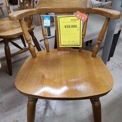 J1557【リユースのサカイ柏店】飛騨家具　ダイニングチェア4脚セット　WINDS　太平　ブラウン　クリーニング済みの画像
