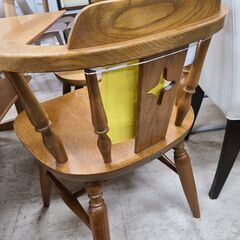 J1557【リユースのサカイ柏店】飛騨家具　ダイニングチェア4脚セット　WINDS　太平　ブラウン　クリーニング済みの画像