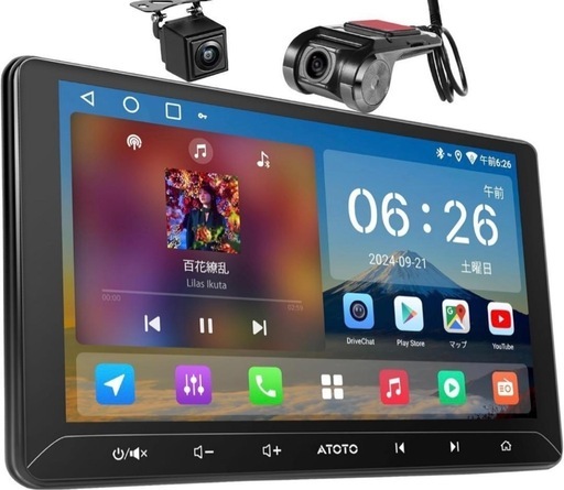 ディスプレイオーディオ　10インチ　Androidナビ　カーナビ